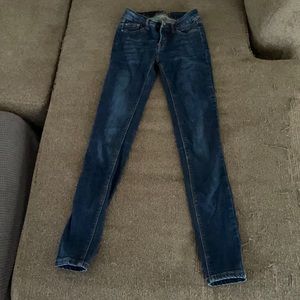 Dark blue skinny jeans